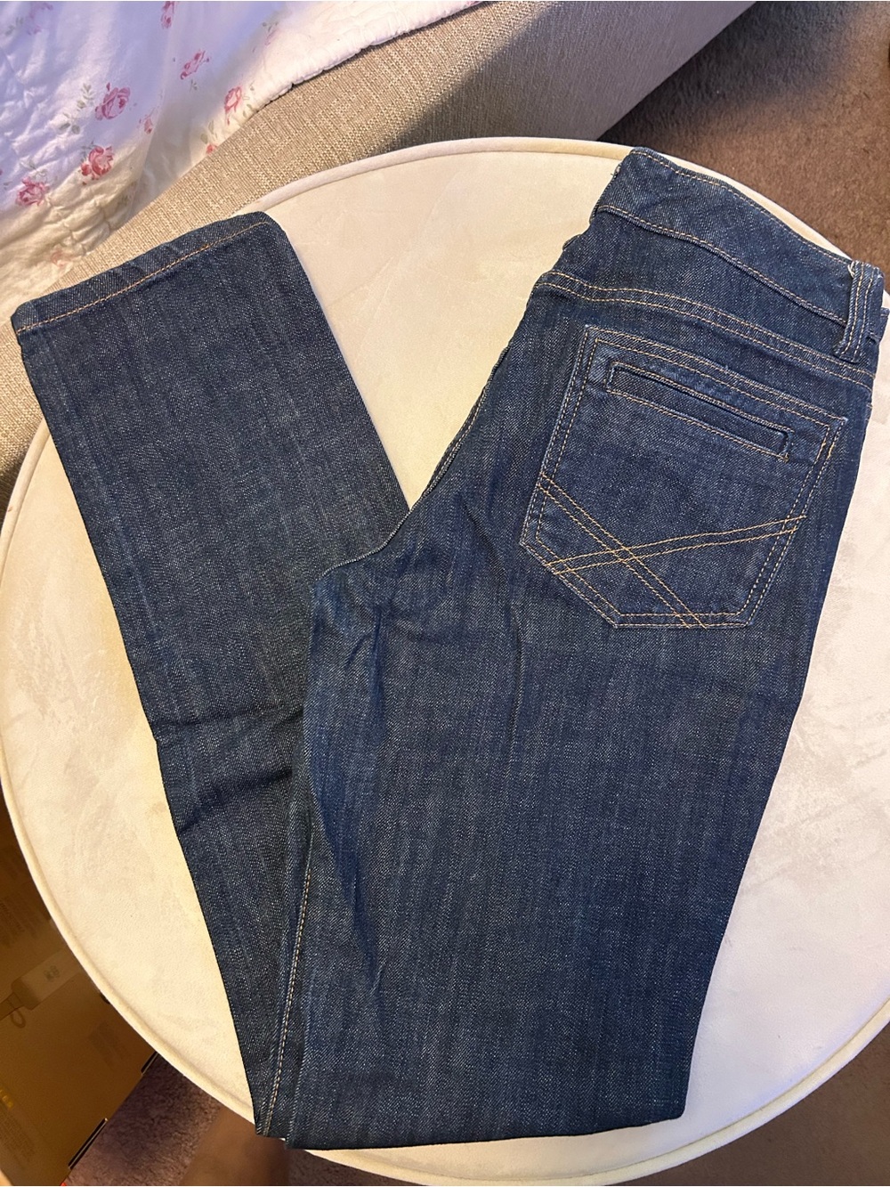 GAP Women's Skinny Jeans - Dark Blue Denim